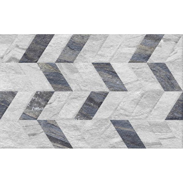 Плитка настенная Gracia Ceramica (Грация Керамика) Стрим серая низ 03 25х40 см, 010100001566