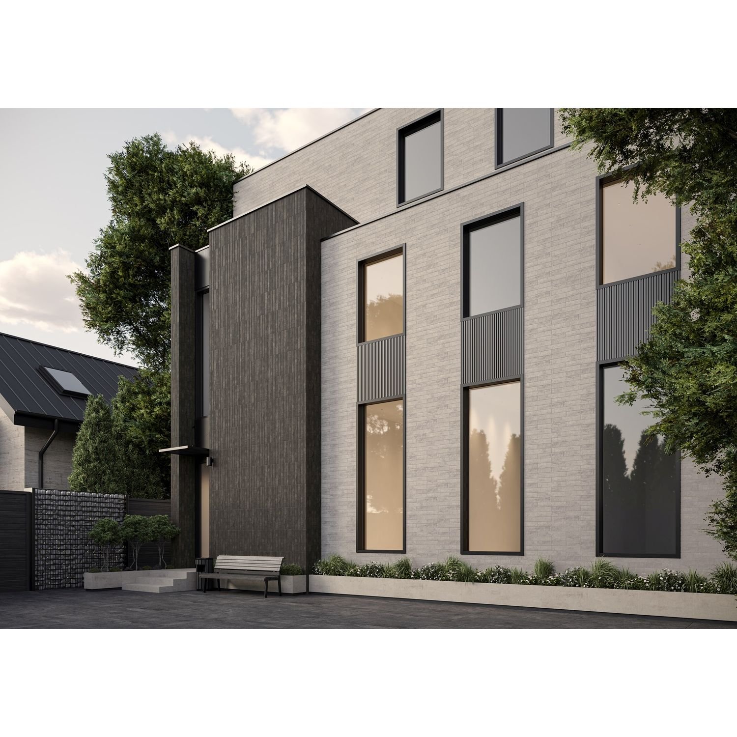 Керамогранит Paradyz Carrizo grey elewacja struktura mat 40x6,6 см