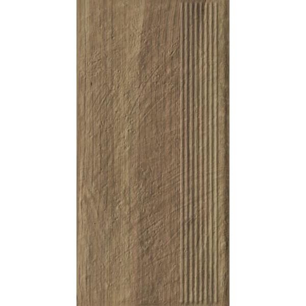 Ступень Paradyz (Парадайз) Carrizo wood stopnica prosta mat 30x60 см