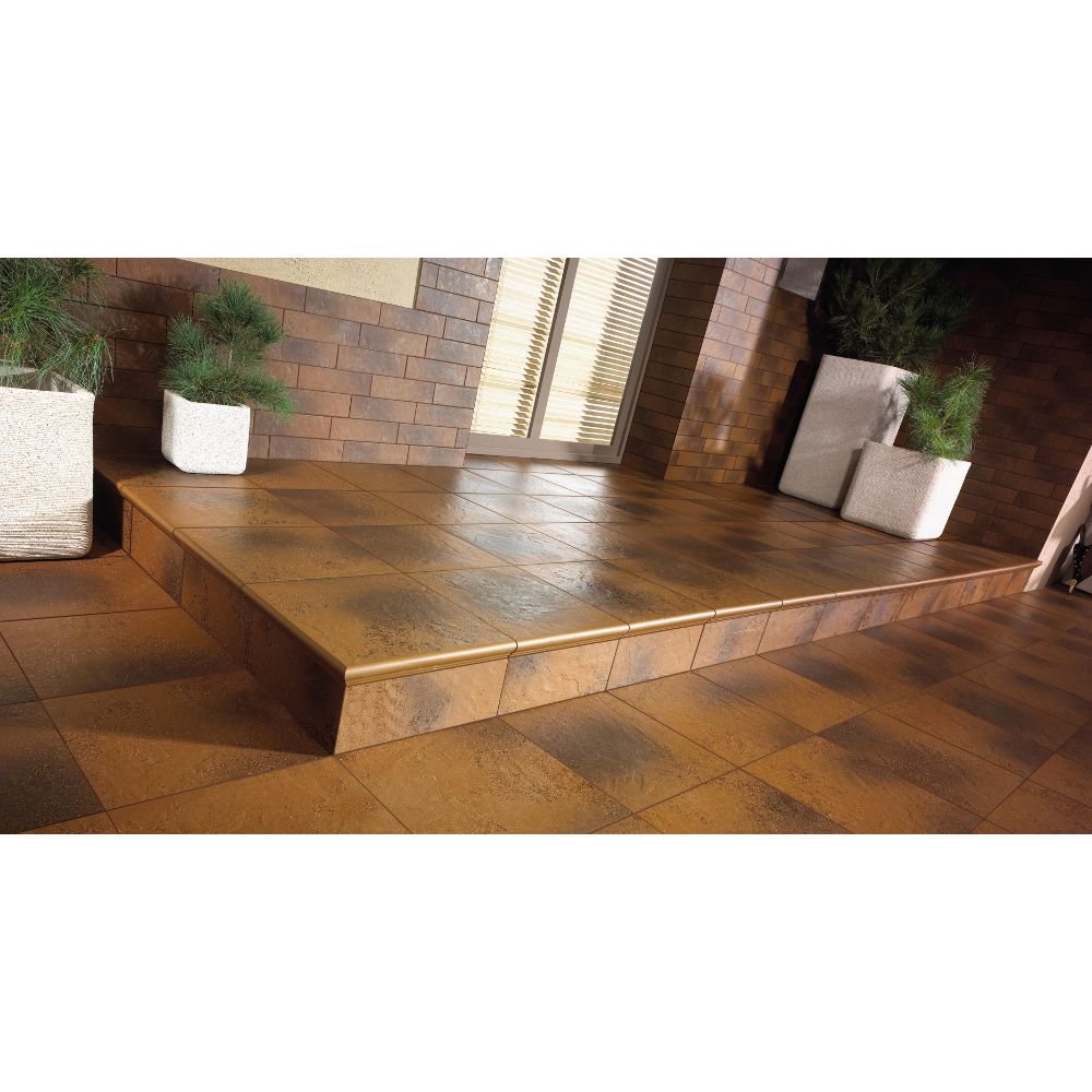 Ступень Paradyz (Парадайз) Semir beige stopnica prosta 30х30 см (1.7 м2)