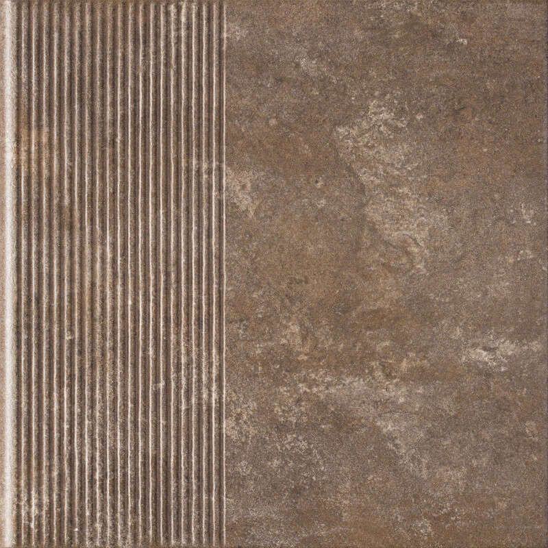 Ступень Paradyz (Парадайз) Ilario Brown Stopnica Prosta 8,5 мм 30x30 см, Z---300X300-1-ILAR.BRSP-5