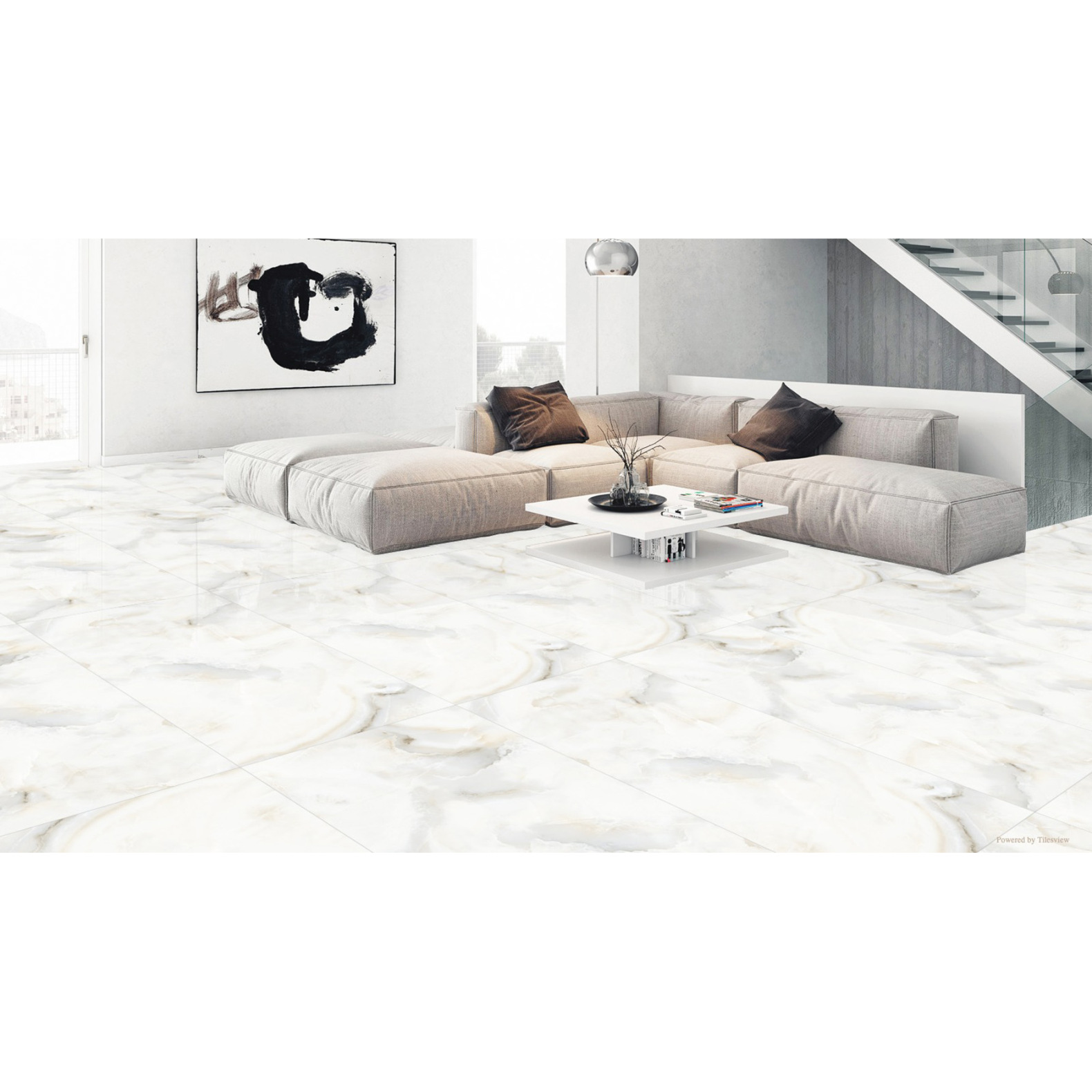 Керамогранит Itc Ceramica Cloudy Onyx White Sugar 60x120 см