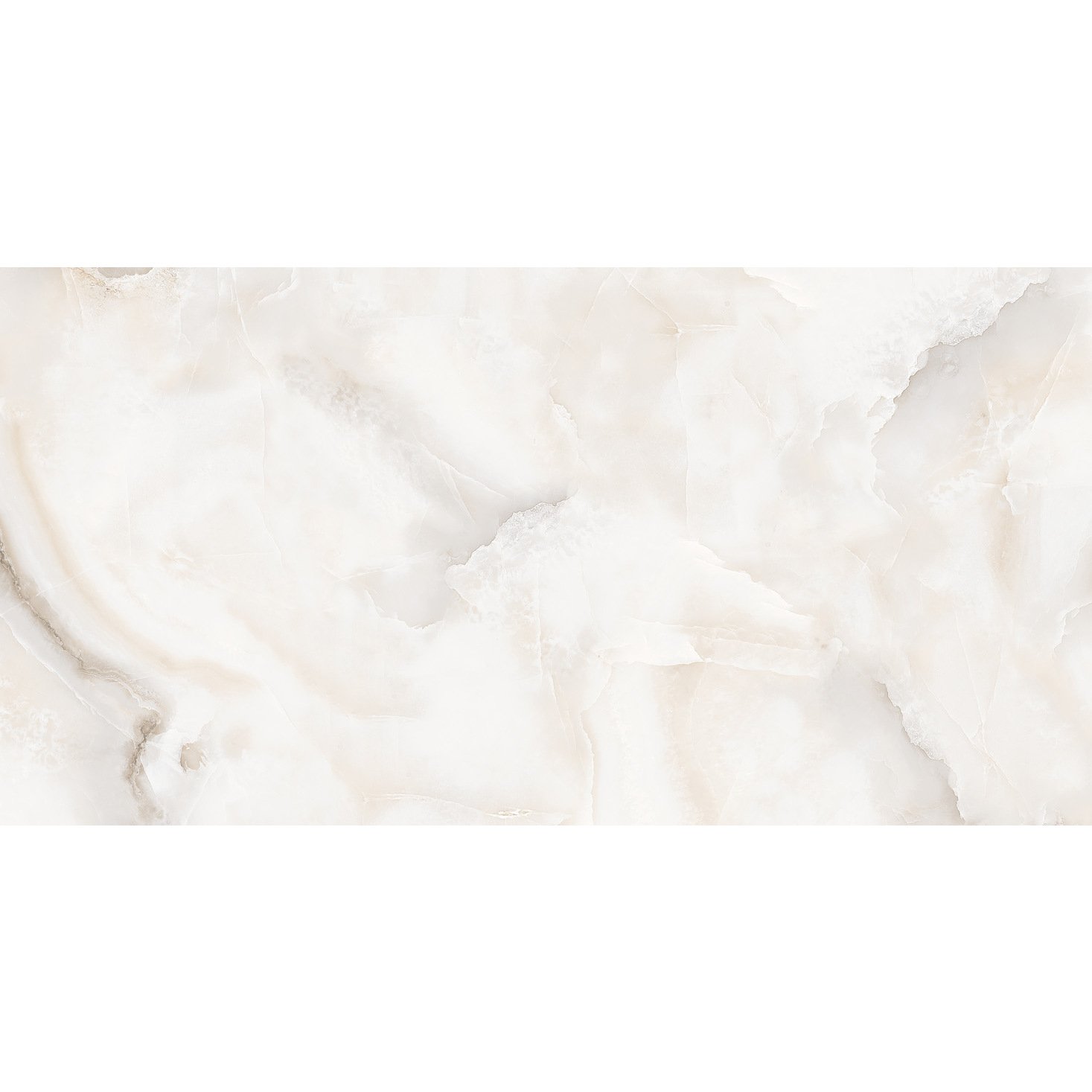 Керамогранит Itc Ceramica (Итк Керамика) Cloudy Onyx White Glossy 60x120 см, глянцевый
