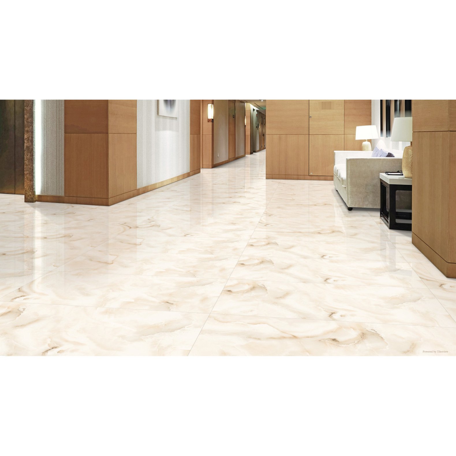 Керамогранит Itc Ceramica (Итк Керамика) Cloudy Onyx Crema Sugar 60x120 см