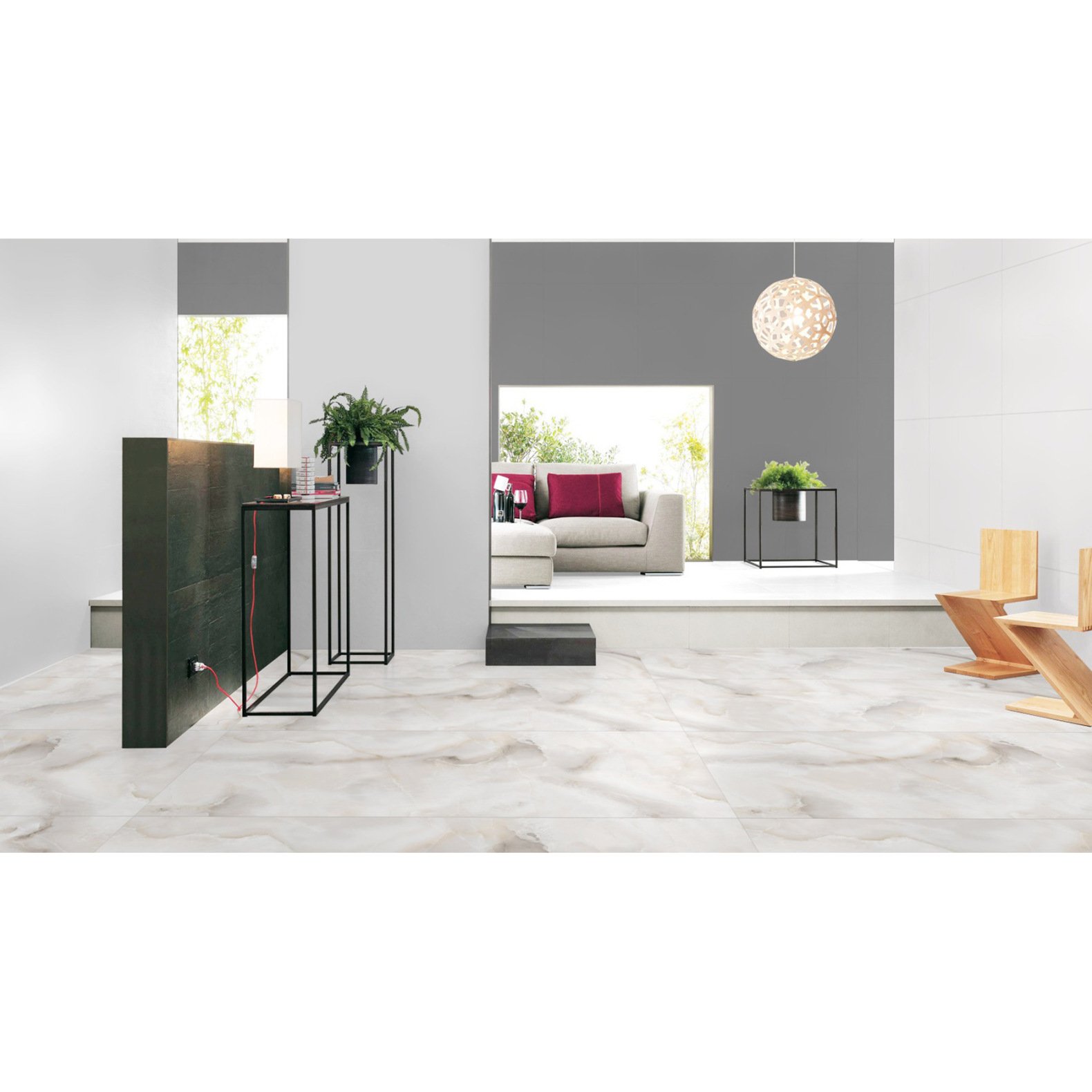 Керамогранит Itc Ceramica (Итк Керамика) Cloudy Onyx Crema Sugar 60x120 см