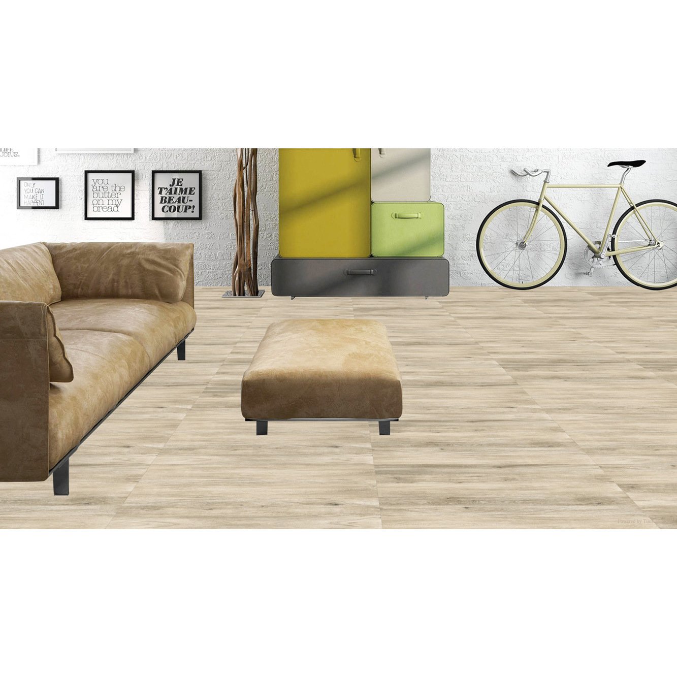 Керамогранит Itc Ceramica (Итк Керамика) Akara Wood Beige Carving 60x120 см