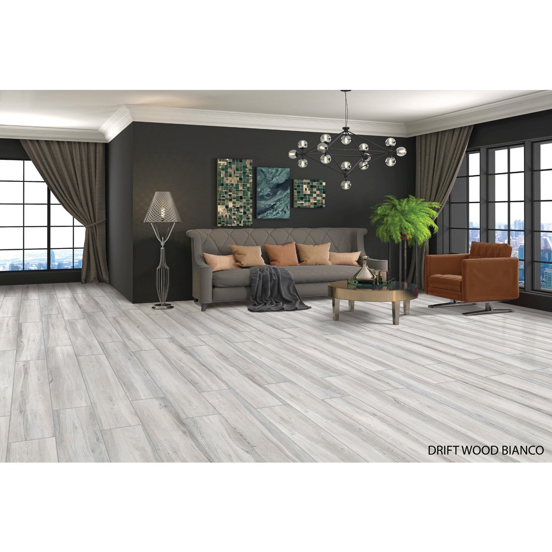 Керамогранит Itc Ceramica (Итк Керамика) Drift Wood Bianco Matt 20x120 см