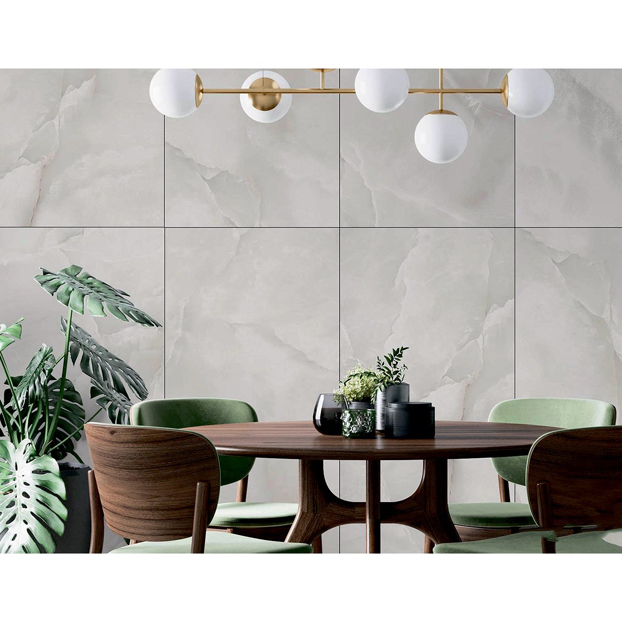 Керамогранит Itc Ceramica (Итк Керамика) Argos Onyx Oyster Glossy 60x60 см, глянцевый