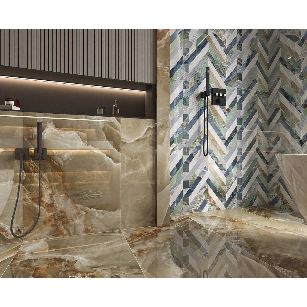 Керамогранит Itc Ceramica Agate Coffe Polished 60x120 см