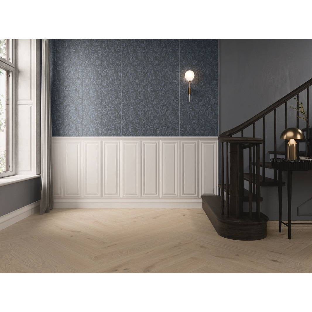 Керамическая плитка Ape Ceramica (Апе Керамика) Fables Boiserie Blanco Mate ректификат 30x90 см