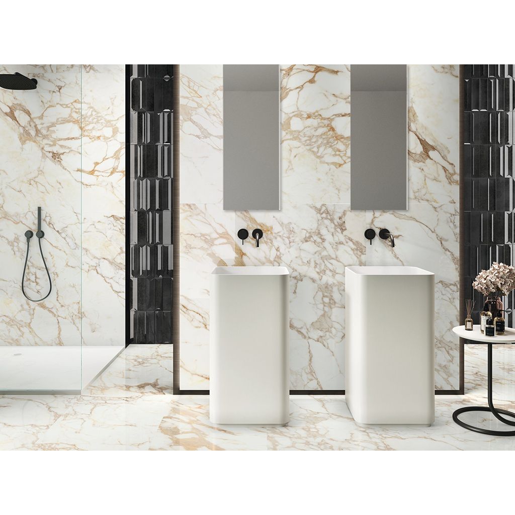 Керамогранит Ape Ceramica (Апе Керамика) Calacatta Gold полированный ректификат 60x120 см