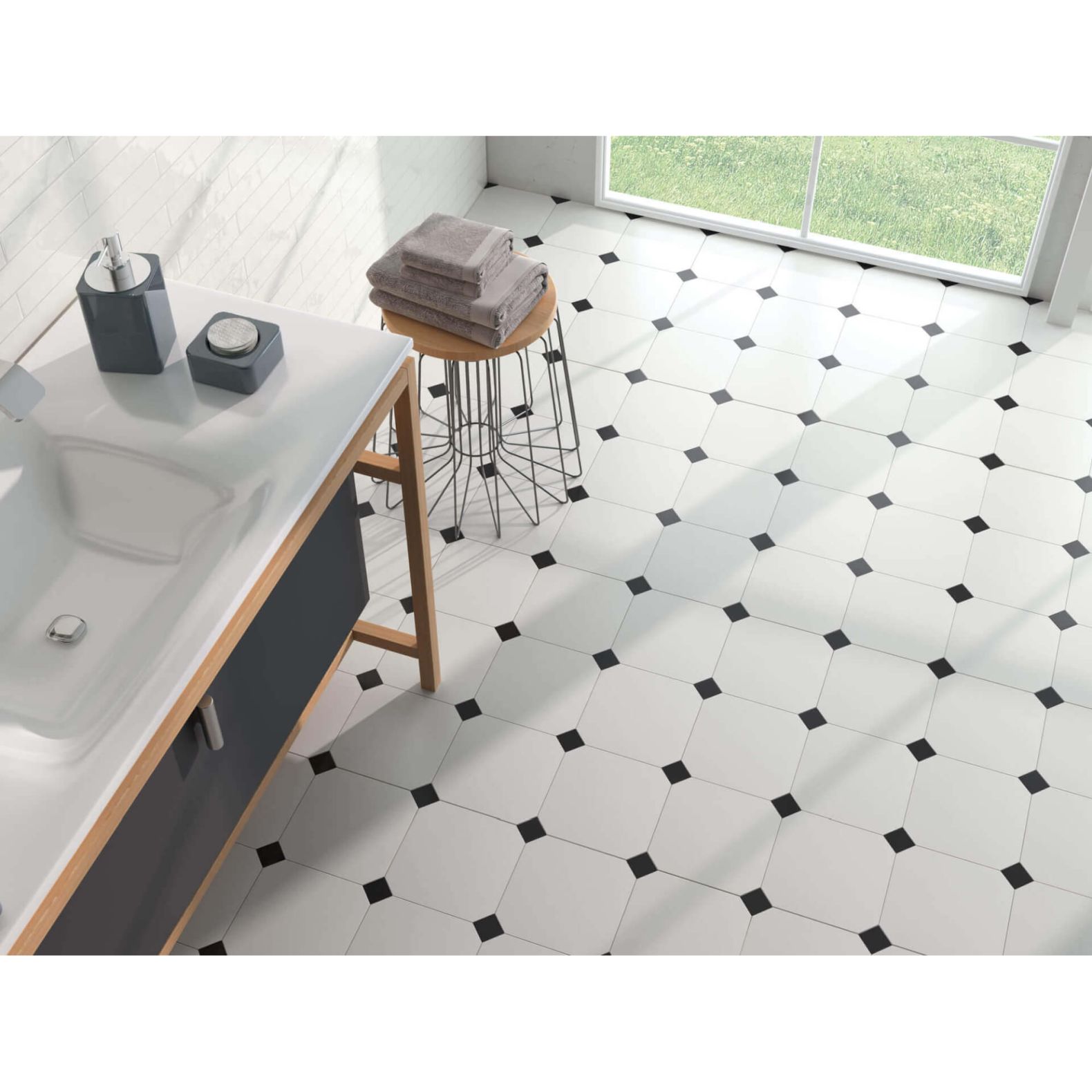 Керамогранит Ape Ceramica (Апе Керамика) Eight White 20x20 см