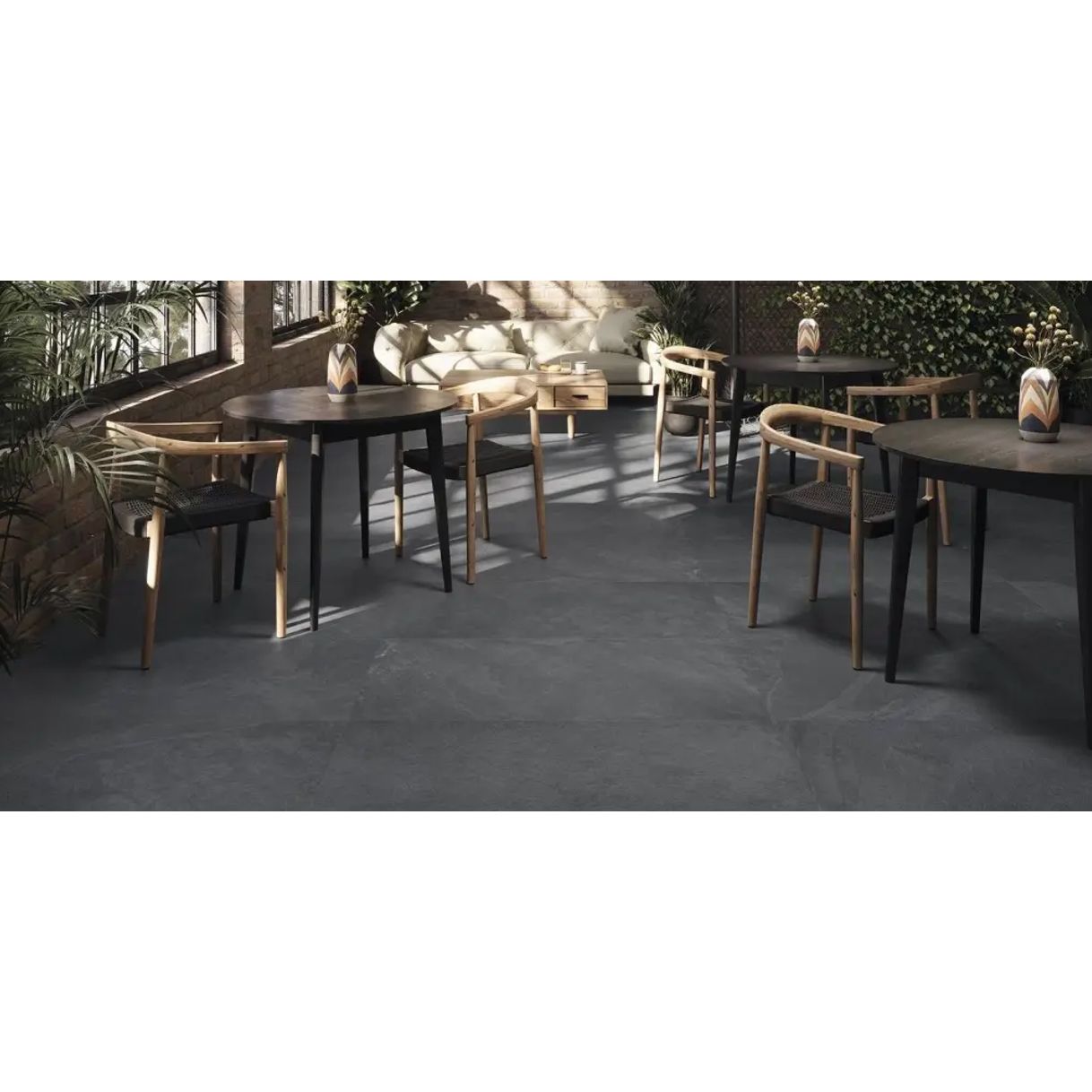 Керамогранит Argenta (Аргента) Riven Dark 60х120 см, 8435592055961