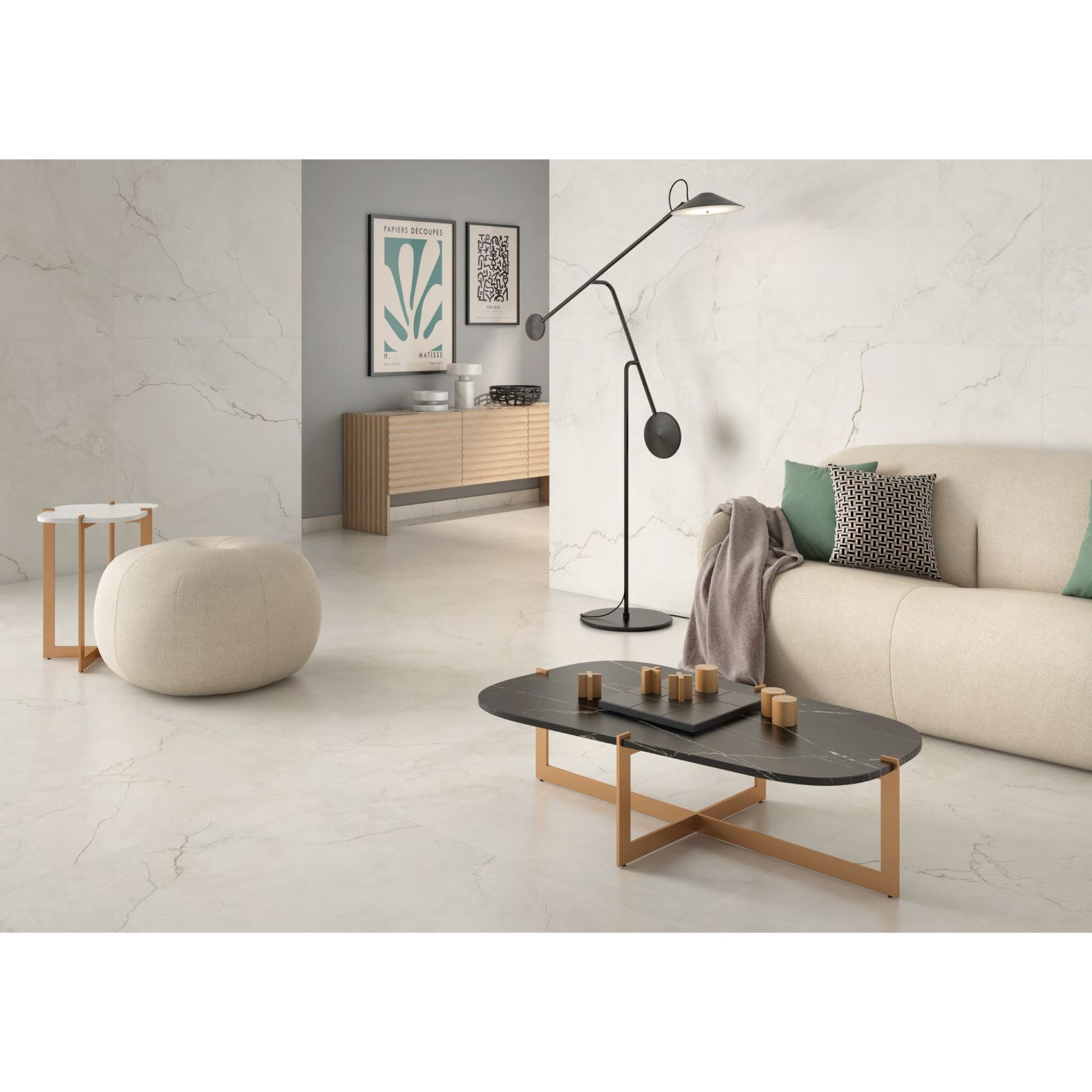 Керамогранит Geotiles Alabastrino Marfil 120x280 см Super Polished