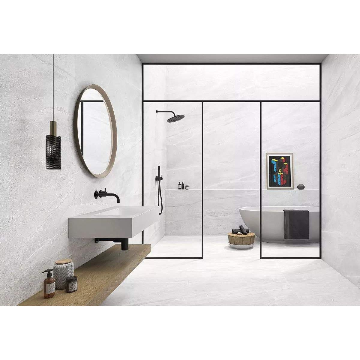 Керамогранит Geotiles Lavica Blanco 60x120 см Matt