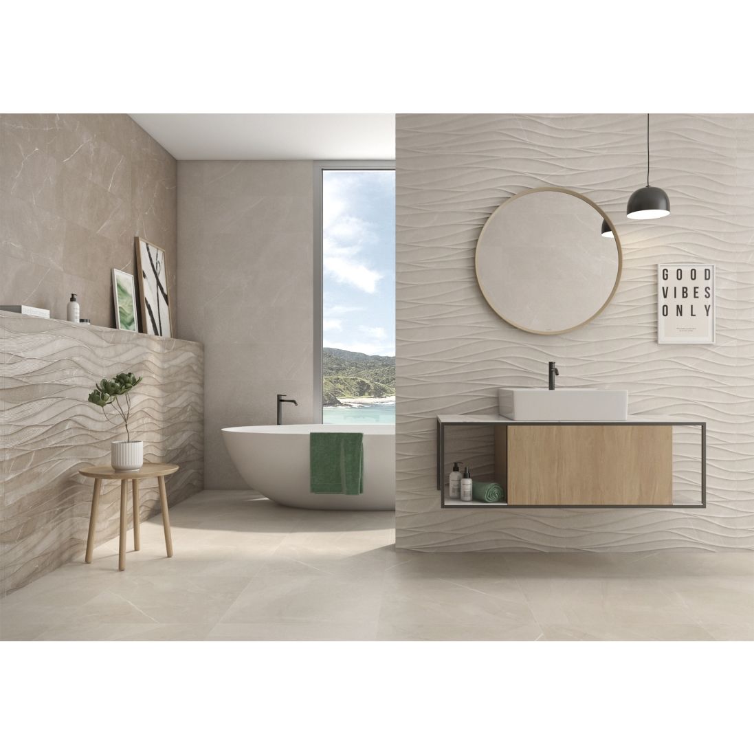 Керамогранит Geotiles Elbert Marfil 60x120 см Matt