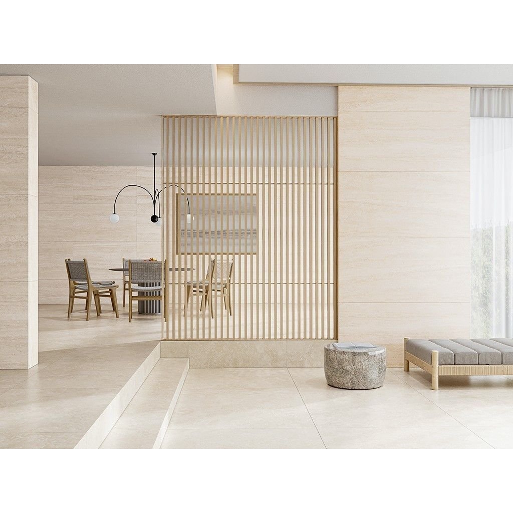 Керамогранит Tau Ceramica (Тау Керамика) Travertino Almond Rec. 60х120 см, ректификат, ппп00071314