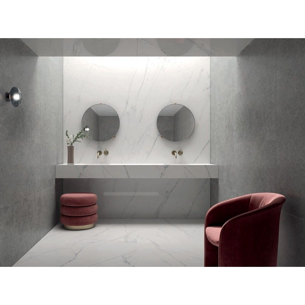 Керамогранит Tau Ceramica (Тау Керамика) Varenna Carrara Pul. полированная 120х280 см, ппп00072886