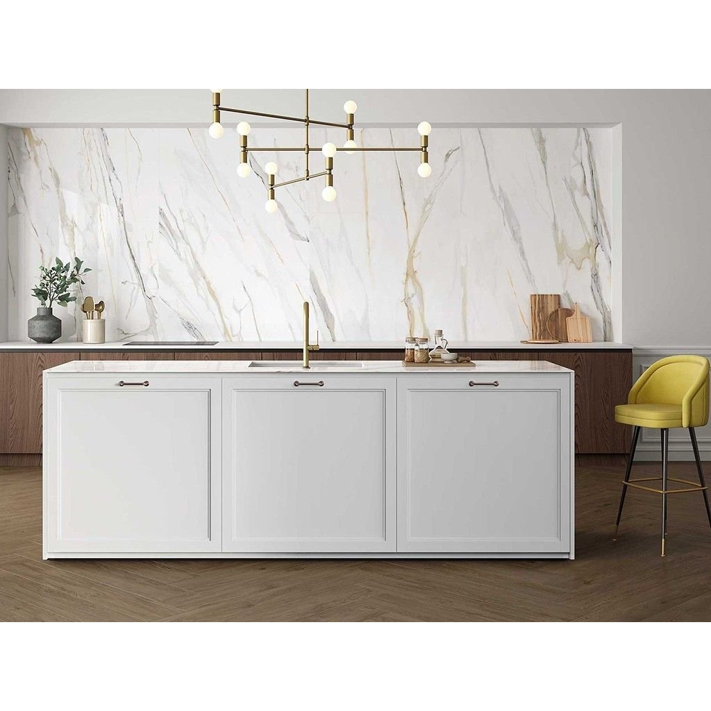 Керамогранит Tau Ceramica (Тау Керамика) Emporio Calacatta Pul. полированная 120х280 см, ппп00072895