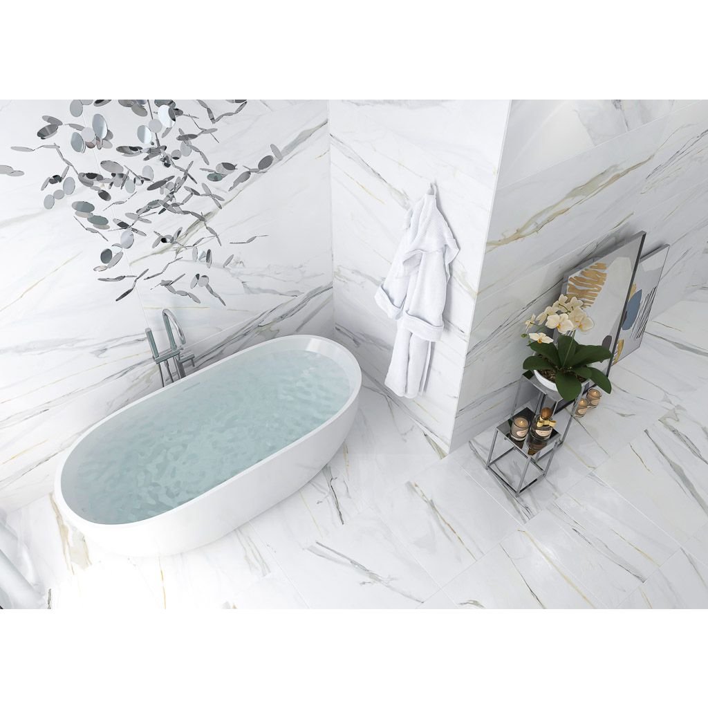 Керамогранит Tau Ceramica (Тау Керамика) Emporio Calacatta Nat. матовая 60х120 см, ппп00049254