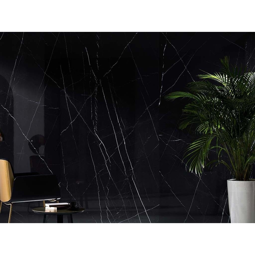 Керамогранит Tau Ceramica (Тау Керамика) Marquina Black Nat. матовая 120х280 см, ппп00072881