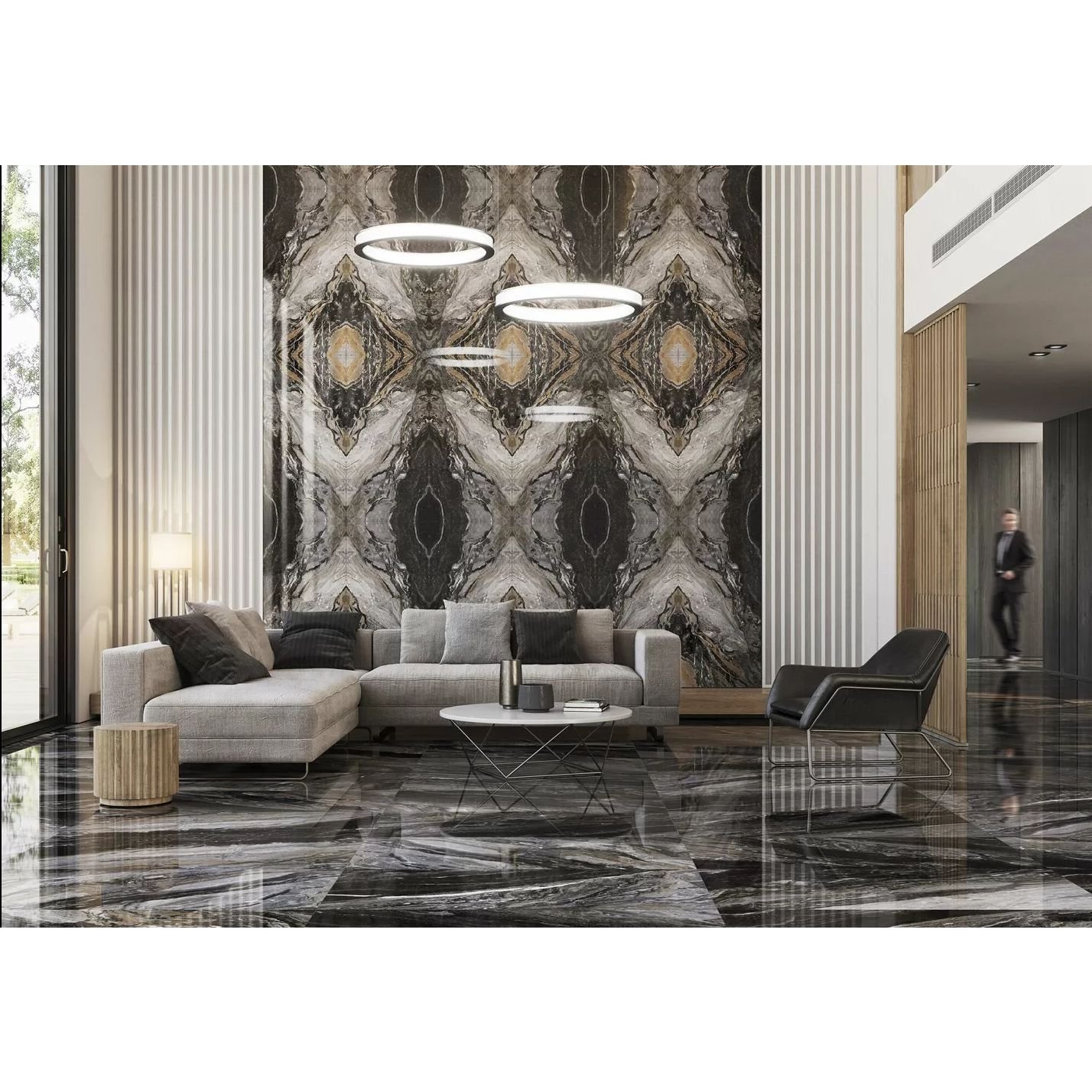 Керамогранит Fanal Orobico 60х120 см Black SShine 33