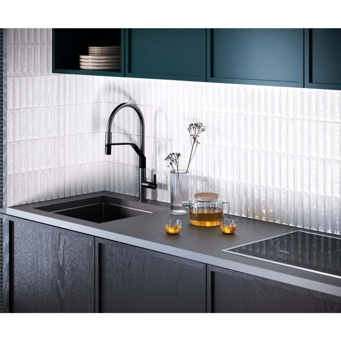 Настенная плитка El Barco Borealis Glossy White 15х30 см (78803683)