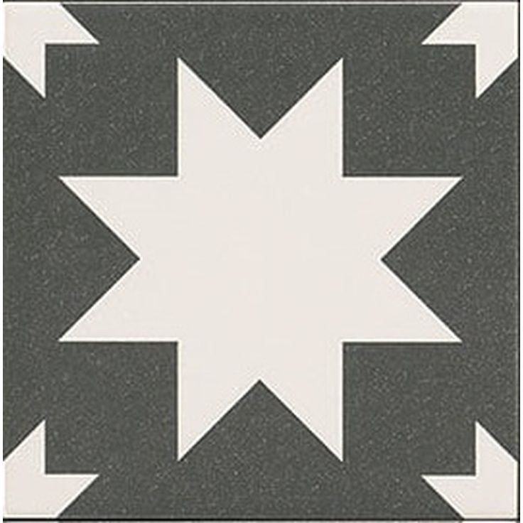 Керамогранит Mainzu Fired Star Black Mate 20x20 см