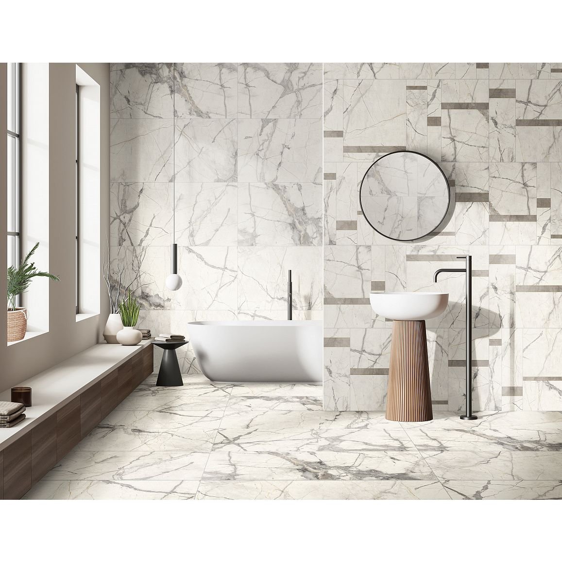 Керамогранит Azteca (Ацтека) Pav. Invisible Nat White 60x60 см (925402), 925400