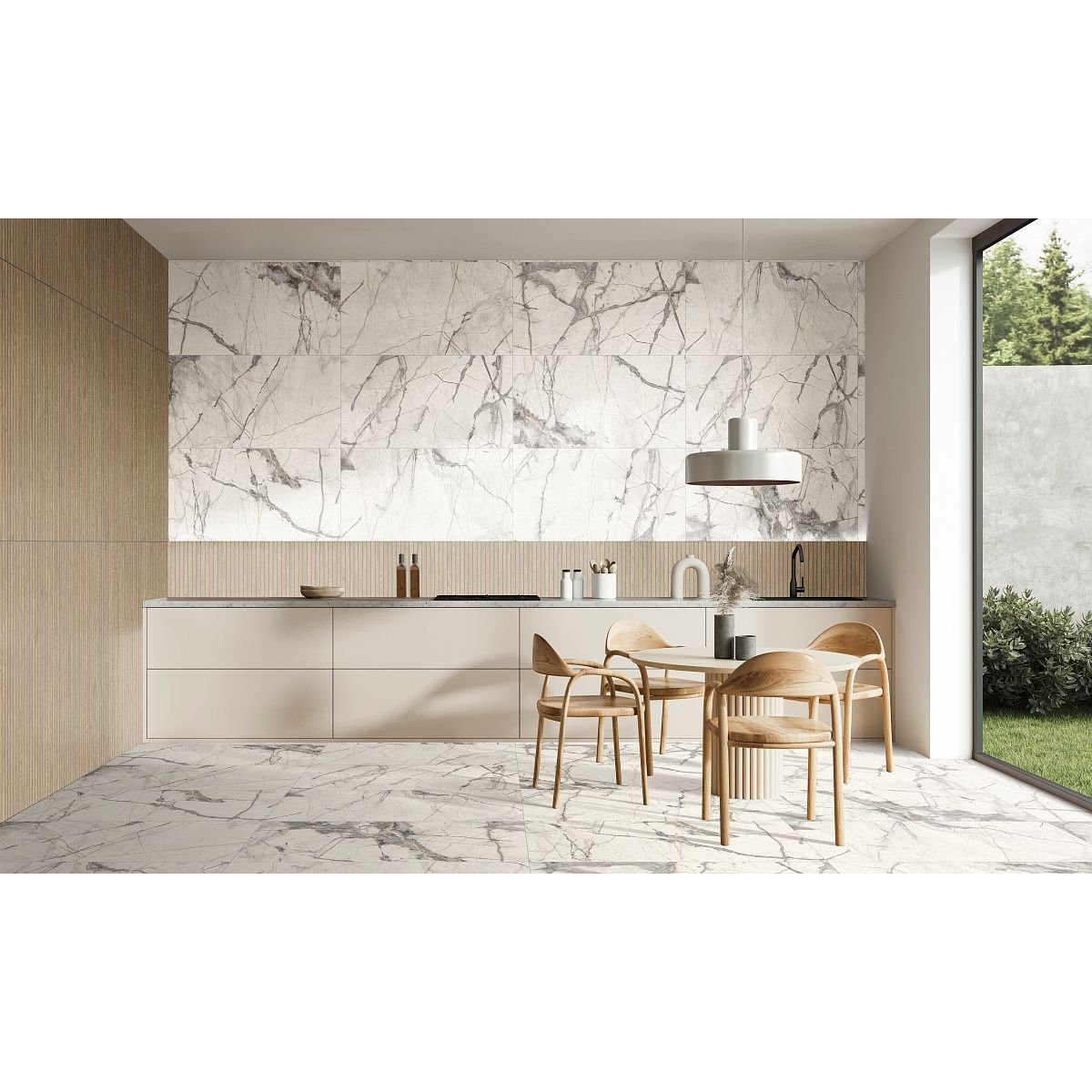 Керамогранит Azteca (Ацтека) Pav. Invisible Nat White 60x60 см (925402), 925400