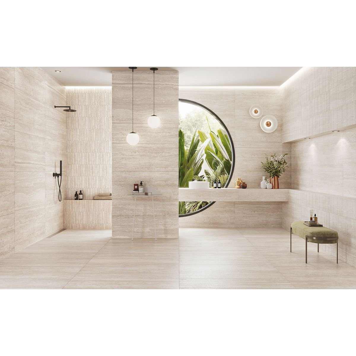 Керамогранит Azteca Pav. Tivoli Soft Kiddle Ivory 60x120 см (78797098)
