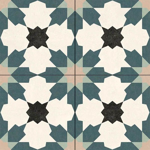 Керамогранит Navarti Flor Blue Pre. 45x45 см