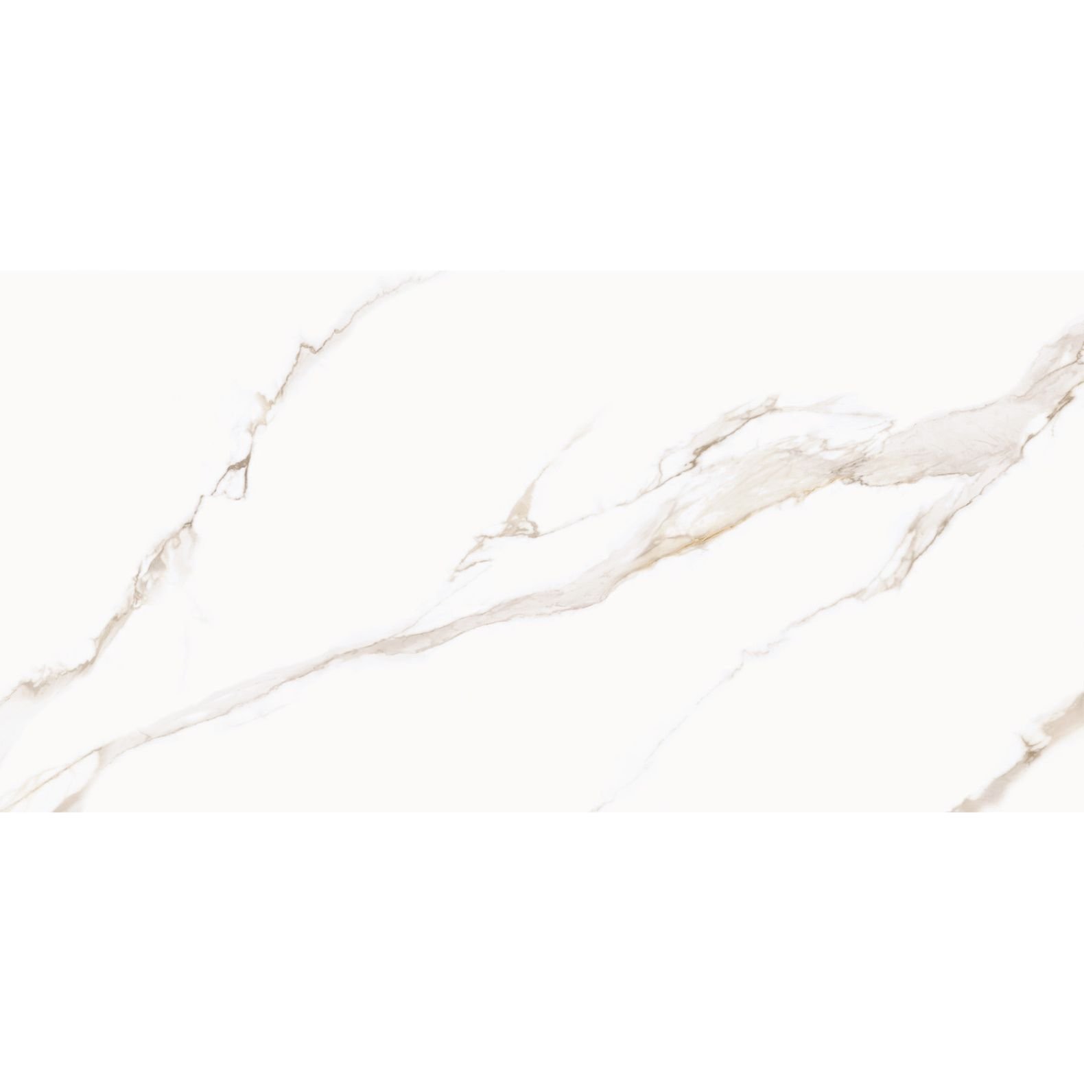 Керамогранит Delacora (Делакора) Calacatta Milazzo Gold sugar-эффект 60х120х0,95 см 60120CMI01