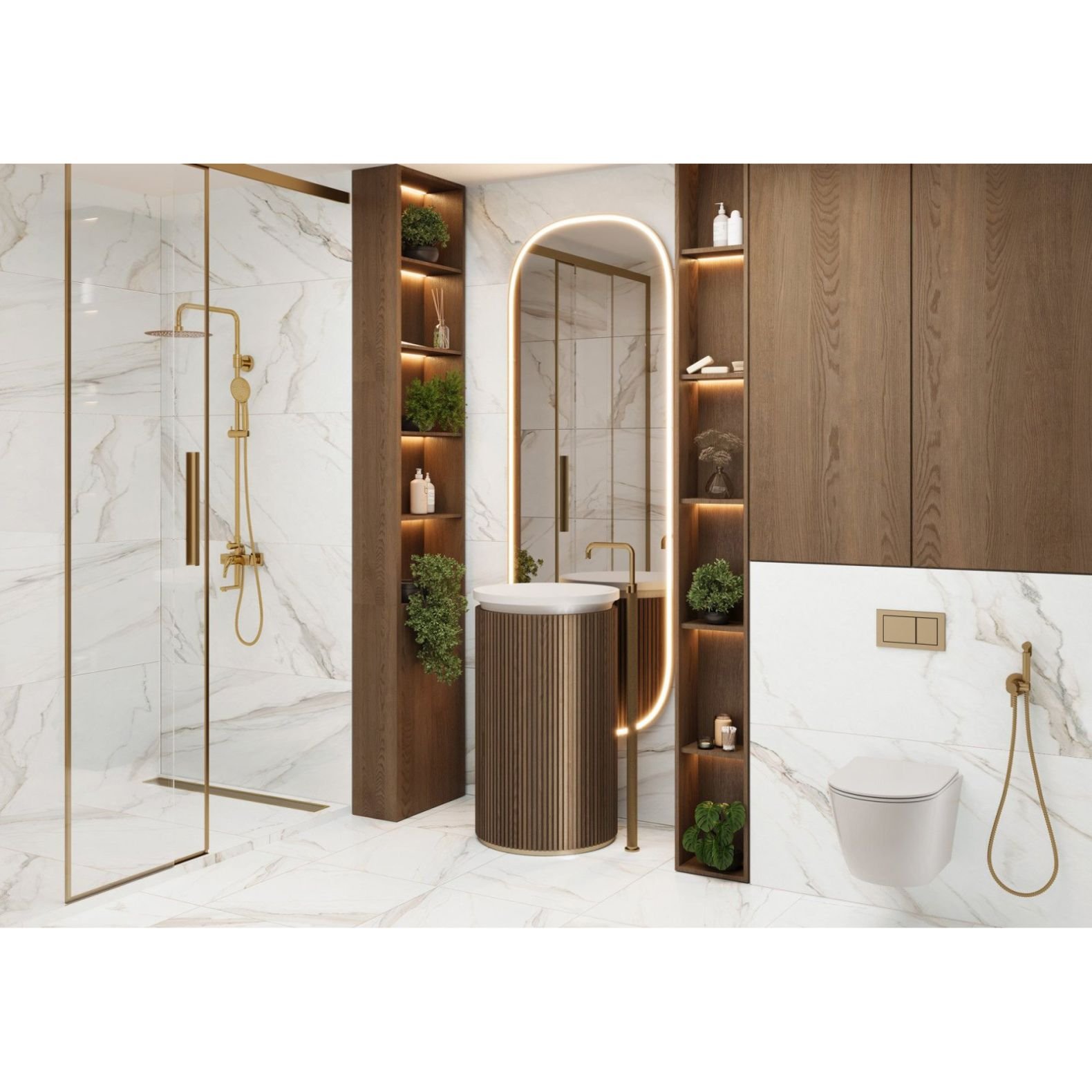 Керамогранит Delacora (Делакора) Calacatta Monsoon sugar-эффект 60х60х0,95 см 6060CMN01