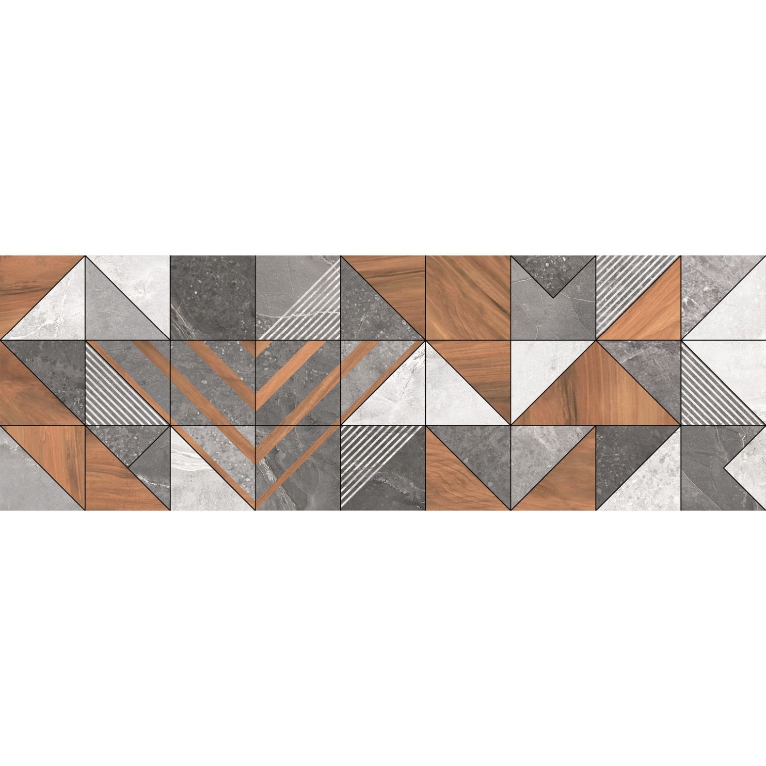 Плитка настенная Delacora (Делакора) Kioto Triangle 30х90х1,05 см WT93KIT55