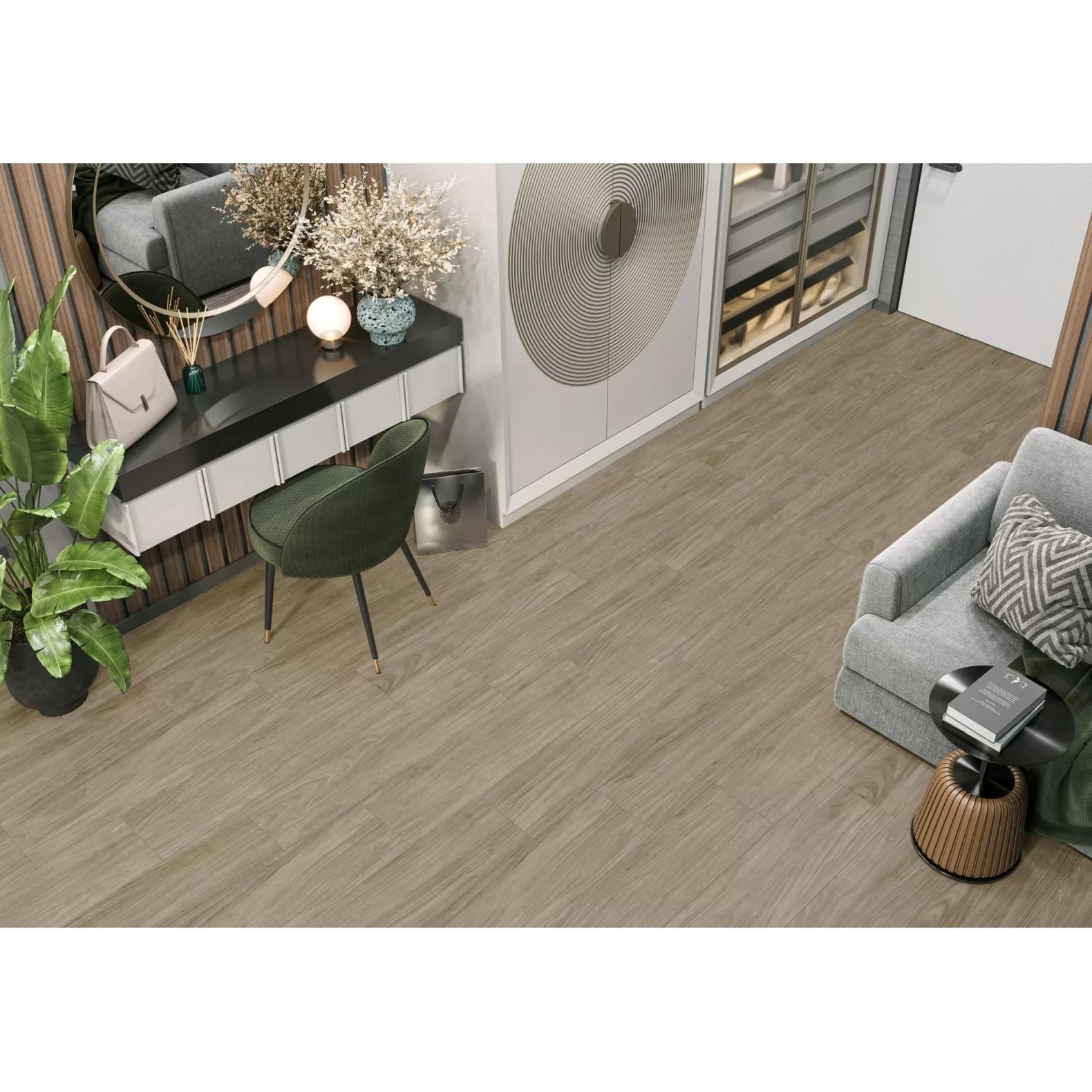 Керамогранит Delacora (Делакора) Mountain Marron матовый 20х90 см GP2090MOU21R