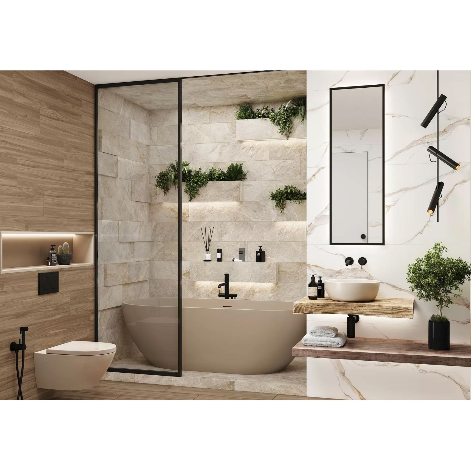 Керамогранит Delacora (Делакора) Santorini Beige лаппатированный 20х90 см GP2090SNN11L