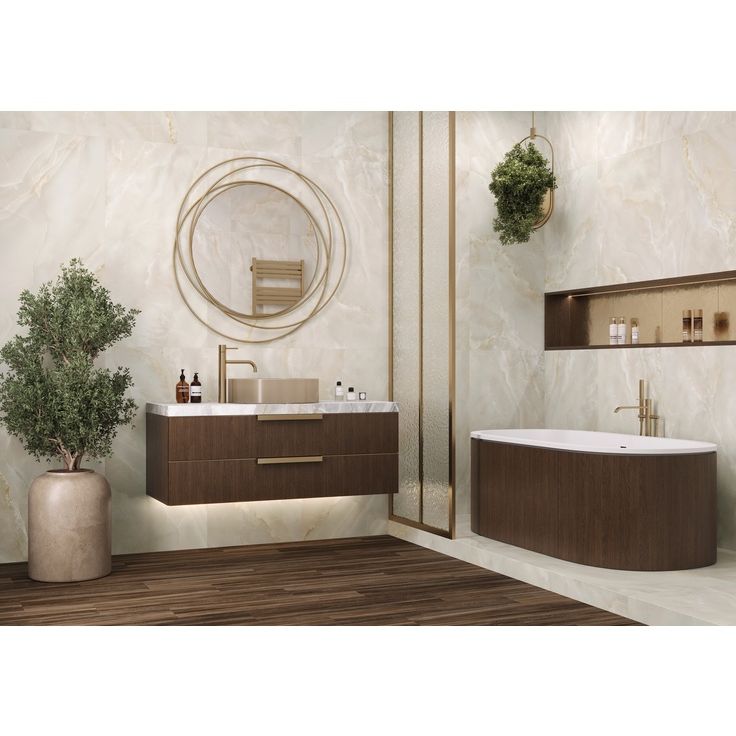 Керамогранит Delacora (Делакора) Onyx Breez Crema матовый 60x120x0,95 см, 60120ONB01M
