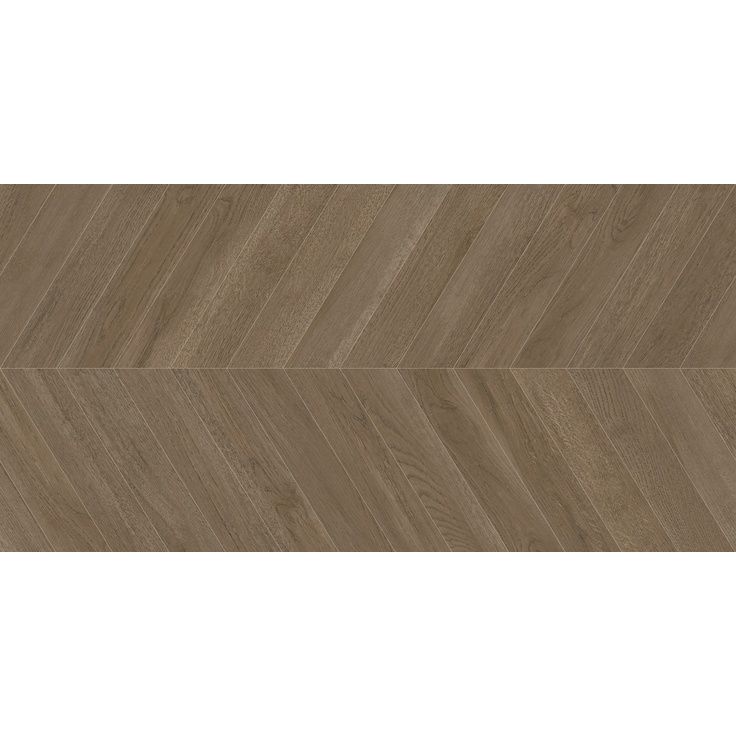 Керамогранит Delacora (Делакора) Walnut Chevron Dark матовый карвинг 60x120 см, D120249M