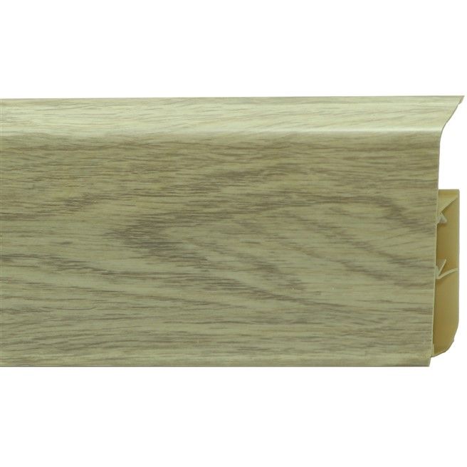 Плинтус ПВХ Royce (Ройс) 2200х80х20 мм дуб буланый (20шт/уп) 50070087307