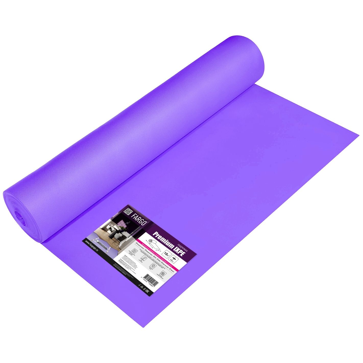 Подложка Fargo (Фарго) Premium IXPE 10000x1000x1,5 мм (10 м2)