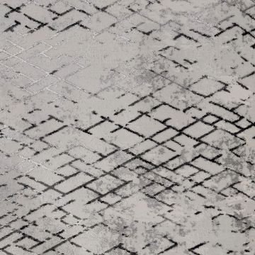 Ковролин тканный Urggazcarpet (Урггазкарпет) Лорин (10604 white/grey) , 3 м