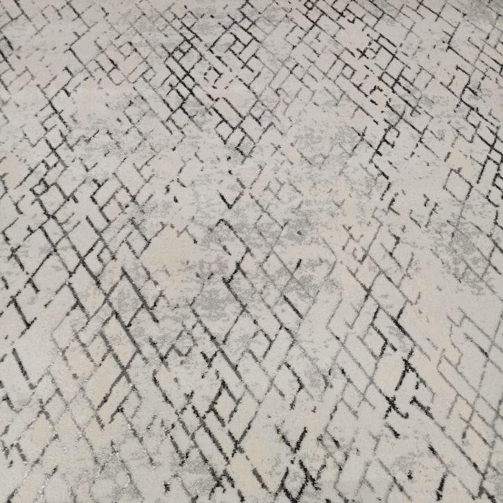 Ковролин тканный Urggazcarpet (Урггазкарпет) Лорин 10604 white/grey, 3,5 м