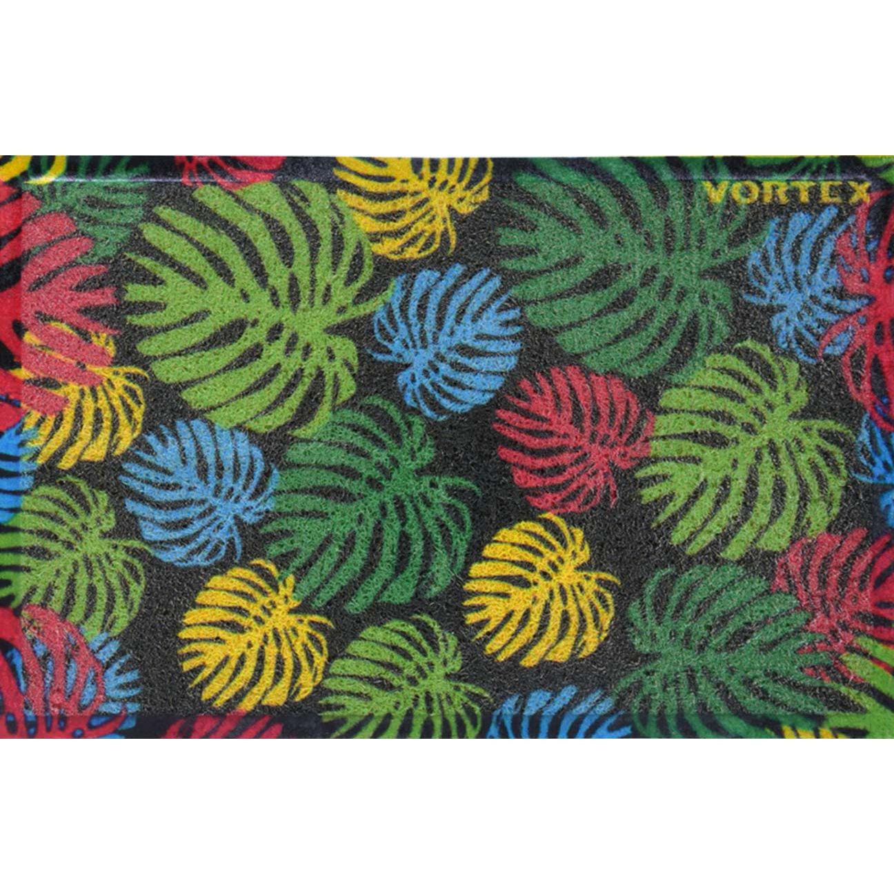 Ковер Soft Touch влаговпитывающий Vortex (Вортекс) Velur Папоротник 24252, 0,4х0,6 м