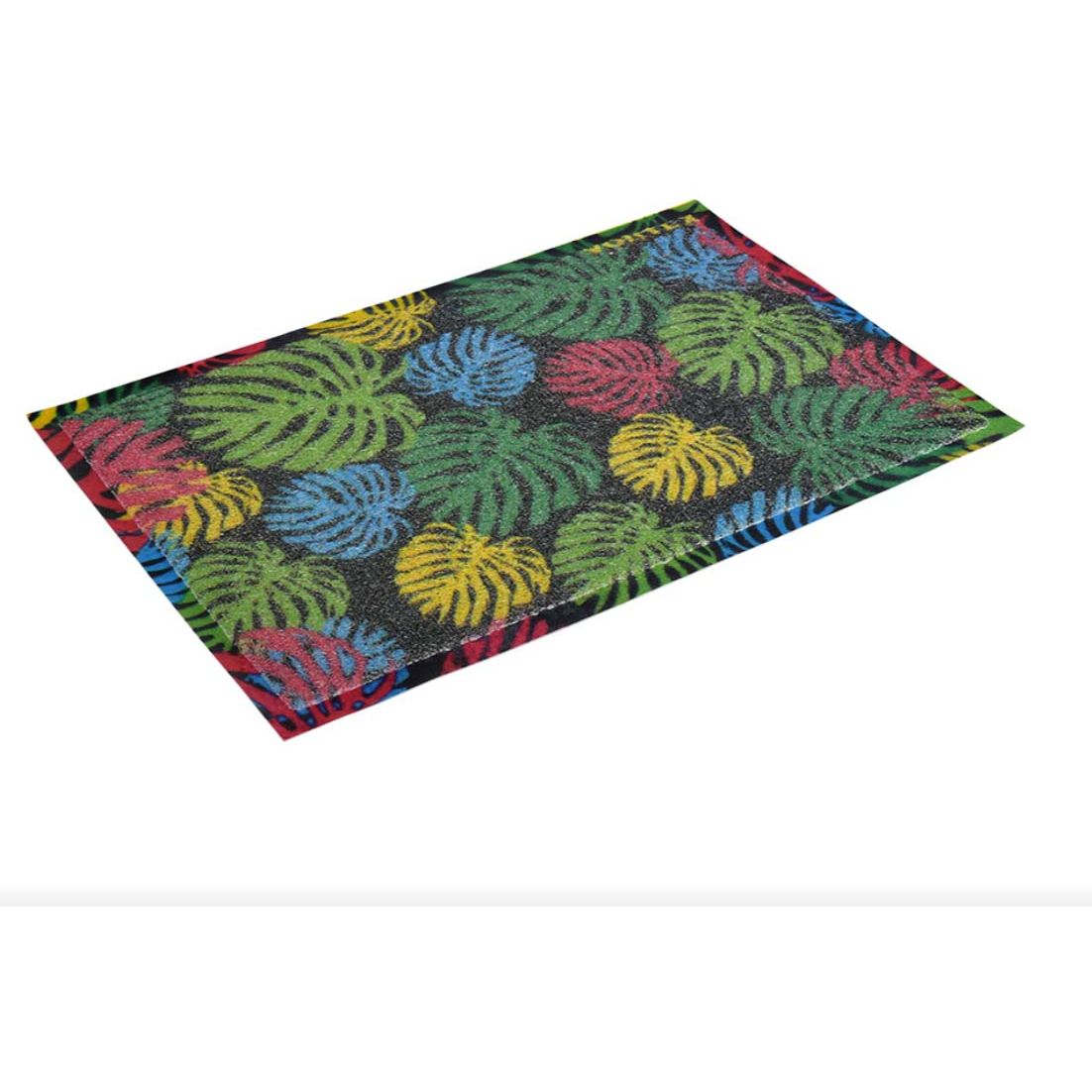 Ковер Soft Touch влаговпитывающий Vortex (Вортекс) Velur Папоротник 24252, 0,4х0,6 м