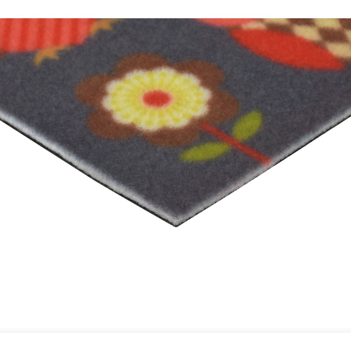 Ковер Soft Touch влаговпитывающий Vortex (Вортекс) Samba Совы и цветы 24214, 0,4х0,6 м