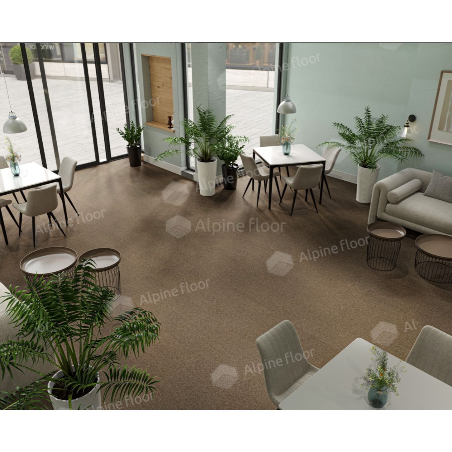 Ковровая плитка Alpine Floor (Альпин Флор) Huron Сагино (402-2)