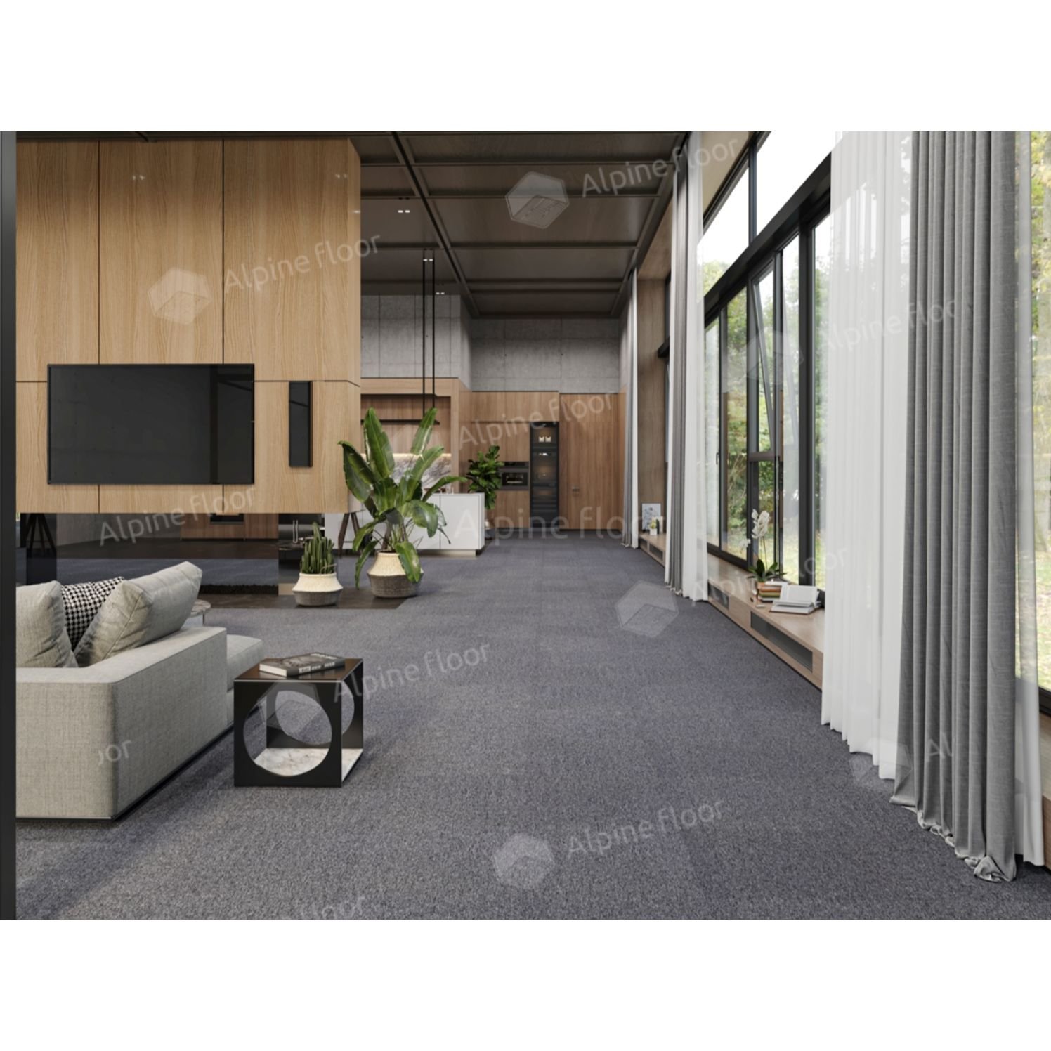 Ковровая плитка Alpine Floor (Альпин Флор) Huron Манитулин (402-3)