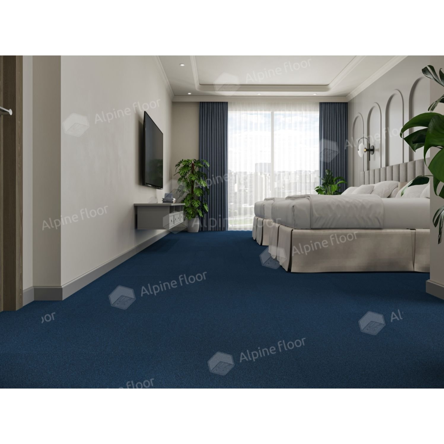 Ковровая плитка Alpine Floor Huron Ниагара (402-5)