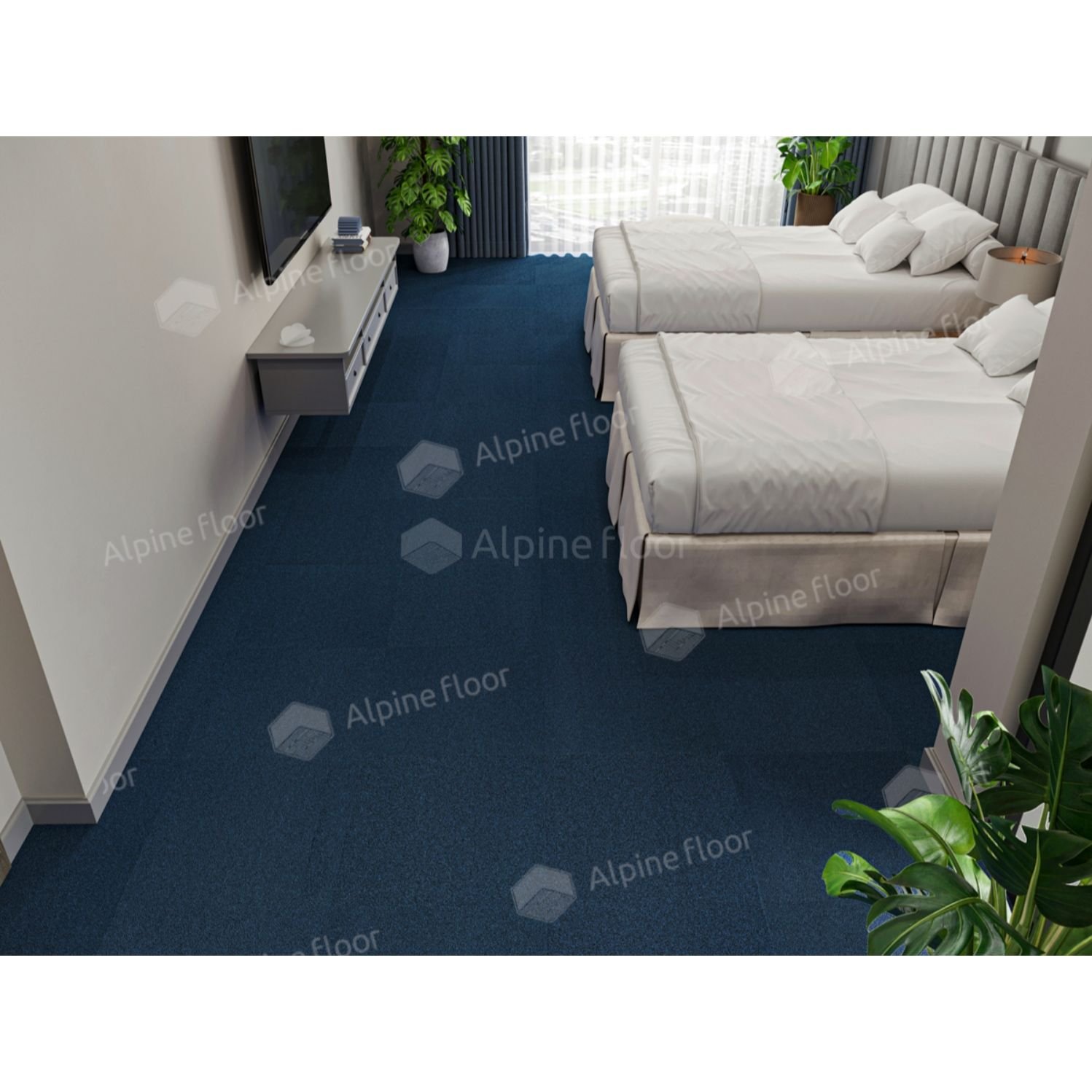 Ковровая плитка Alpine Floor Huron Ниагара (402-5)